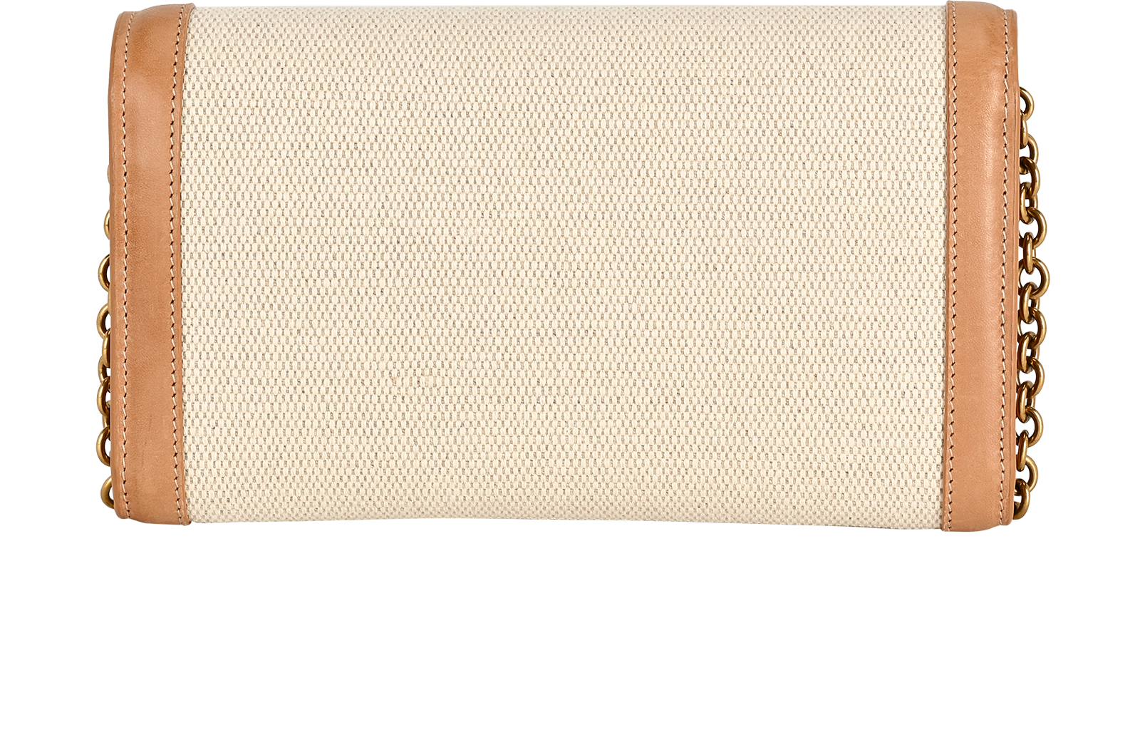 Le Maillon WOC, &pound;795, Handbags, Beige/Tan, Canvas/Leather, Back view